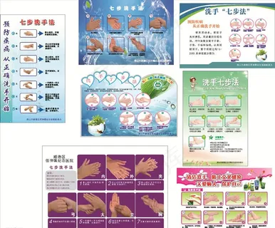 七步洗手法图片 七步洗手法图片