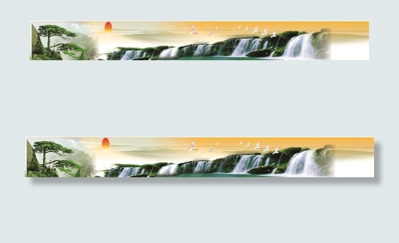 风景画墙体画图片
