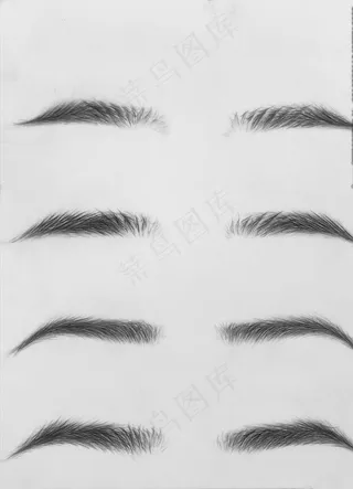 仿皮手绘线条眉半永久纹绣图片