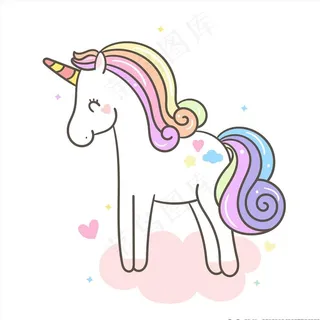 唯美独角兽图片