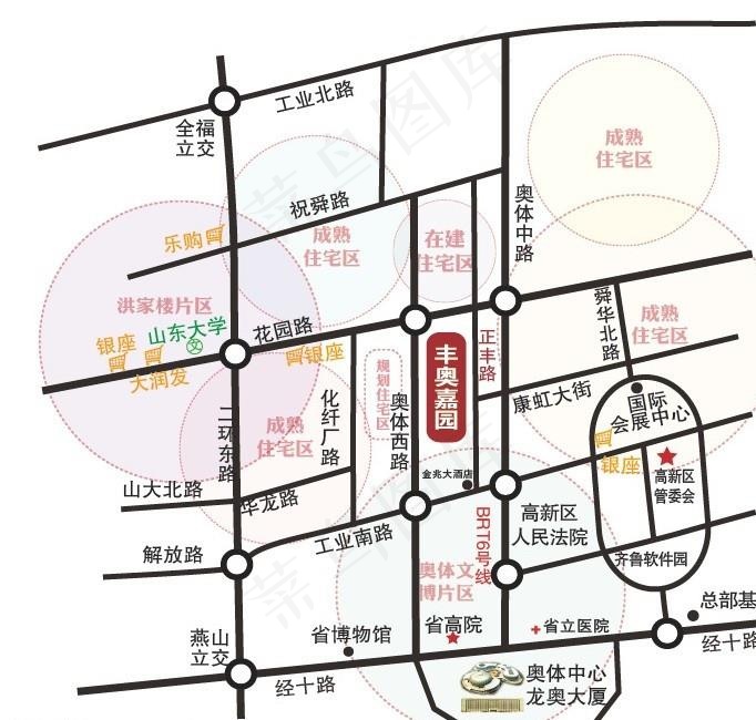 济南高新区区位图图片