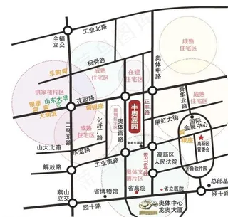 济南高新区区位图图片
