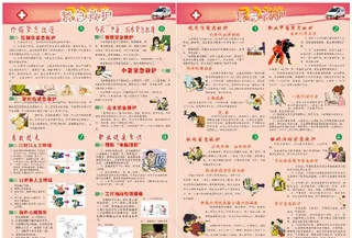 紧急救护折页图片