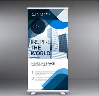 X展架模板 易拉宝图片