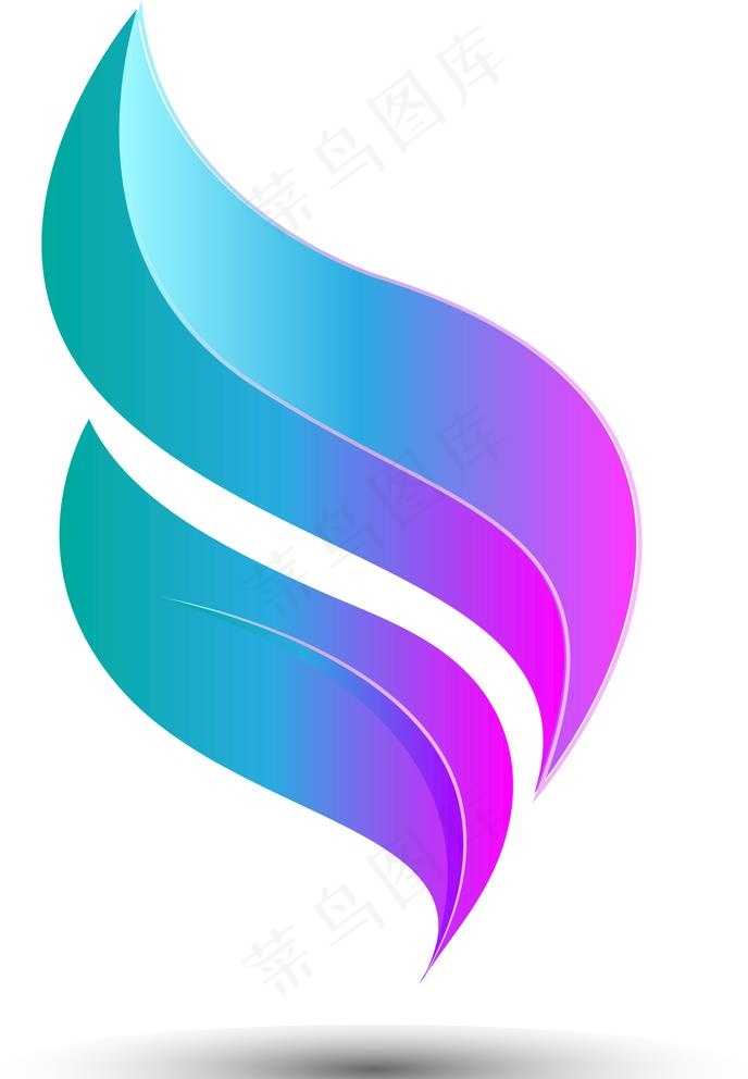 logo 标志 辅助图形 渐变图片ai矢量模版下载