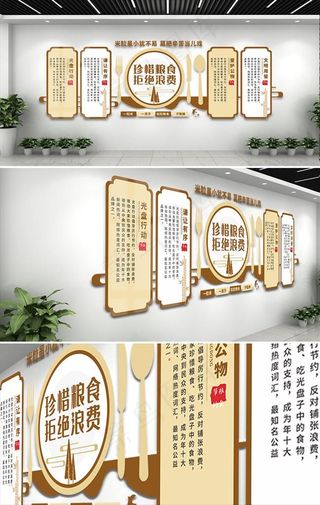 食堂文化墙图片