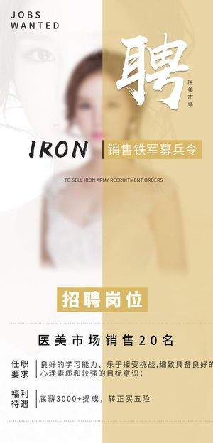 医美招聘图片