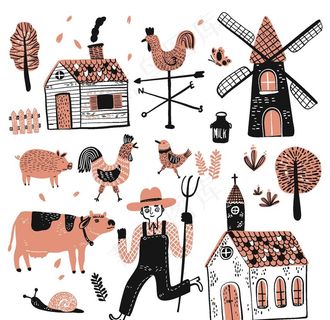 小清新水彩情侣生活涂鸦图片