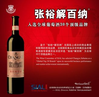 张裕解百纳海报图片