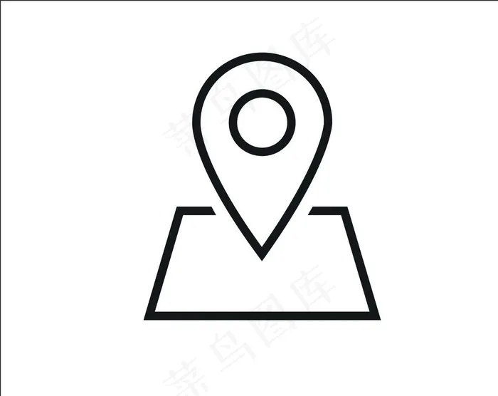 地图标注图标图片cdr矢量模版下载