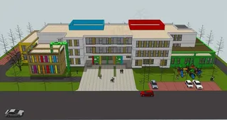 幼儿园建筑设计图片