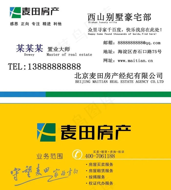 麦田房产图片psd模版下载