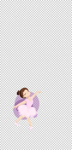 小女孩跳舞图片