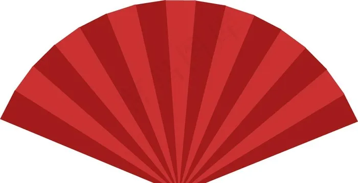 扇子图片ai矢量模版下载