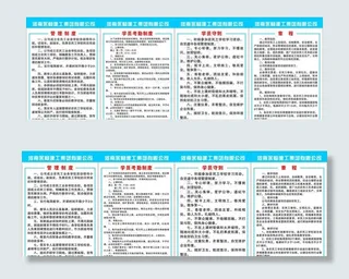 农民工学校制度牌图片