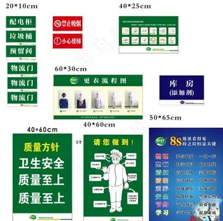 车间管理标识图片