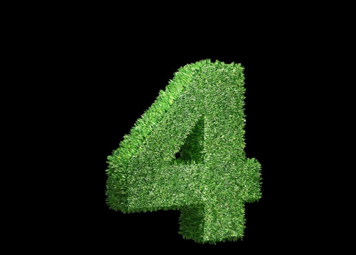 倒计时 数字 草坪 立体字 4图片