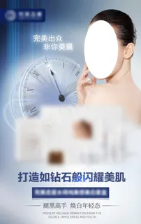 护肤品套盒海报图片