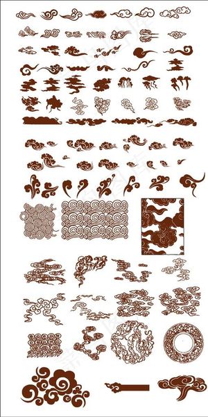 中国传统文化云纹二图片