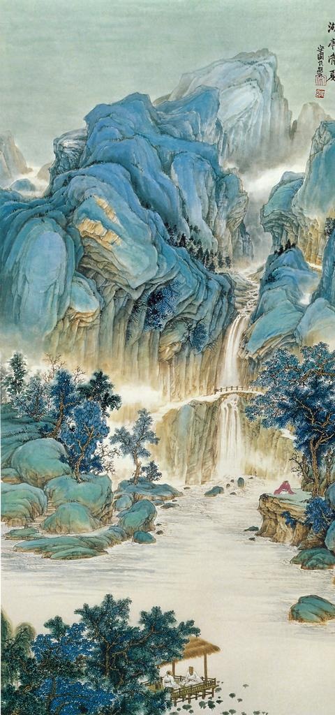 山水中式 装饰画图片