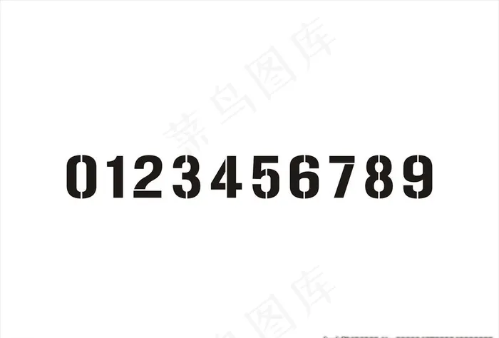 数字喷漆模板矢量素材图片cdr矢量模版下载