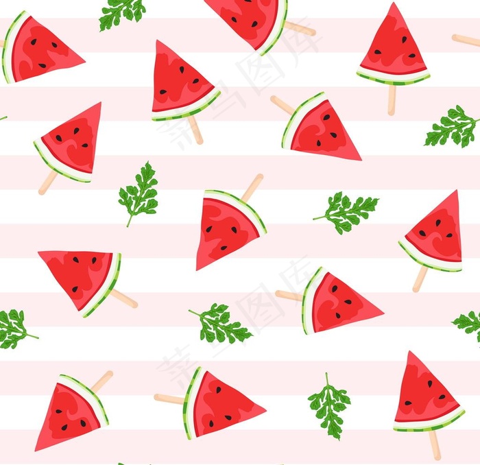 卡通无缝印花图案图片