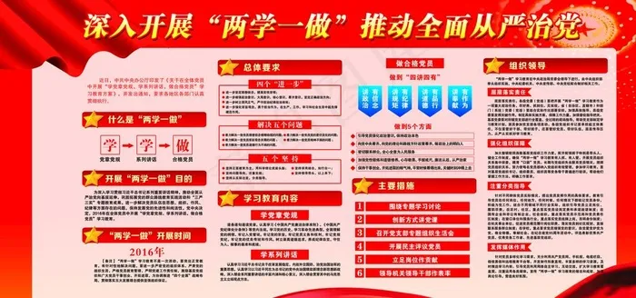 红色党建展板背景图片(6803X3402(DPI:72))psd模版下载