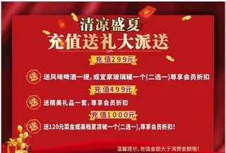 充值活动周年庆海报图片