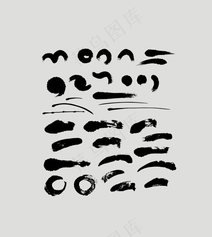 笔刷图片cdr矢量模版下载