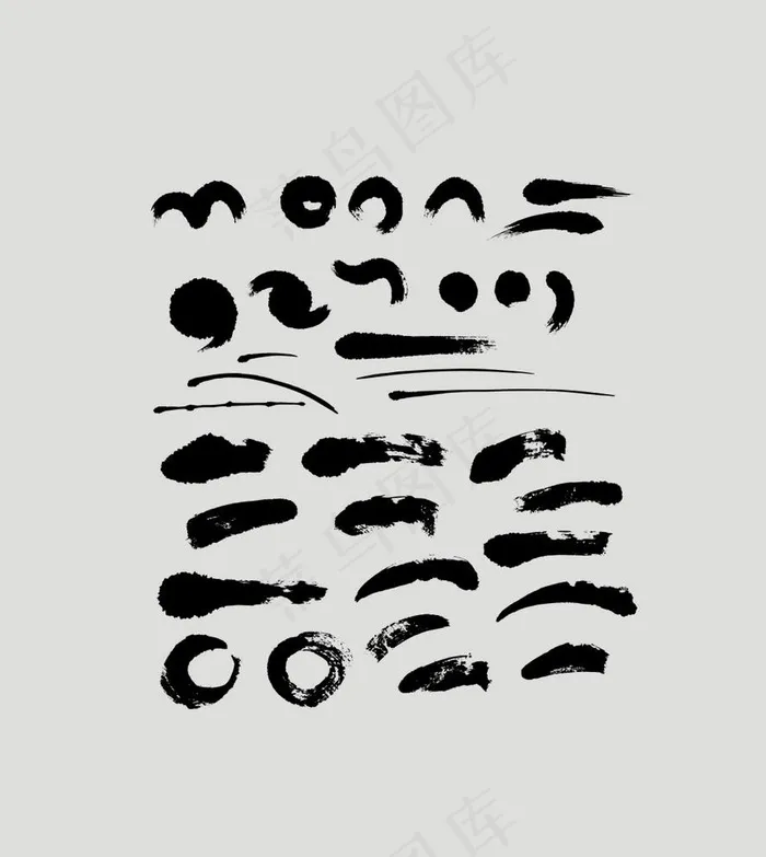 笔刷图片cdr矢量模版下载