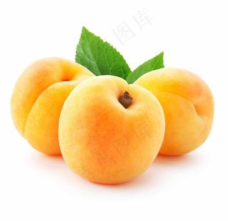 新鲜黄桃高清图片
