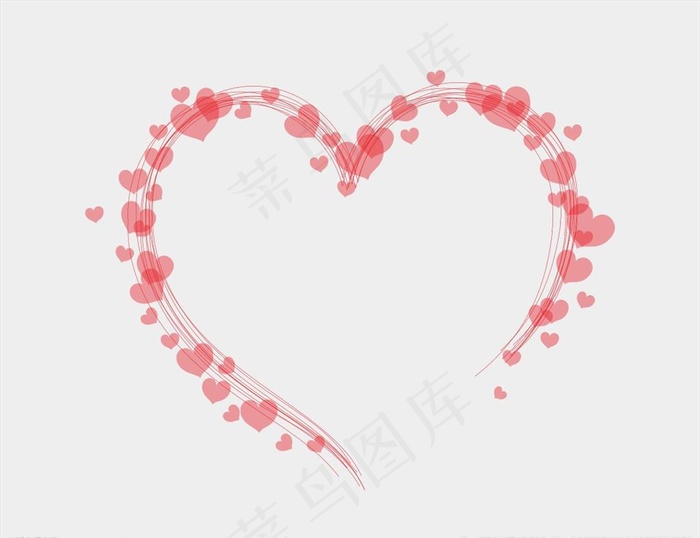 矢量心形图片cdr矢量模版下载
