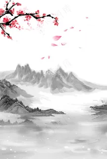 中国山水墨画图片