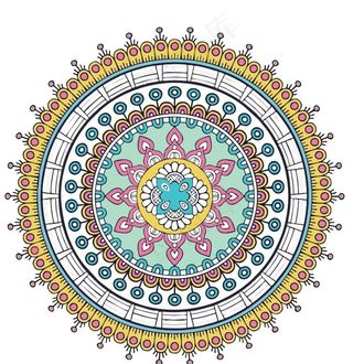 矢量 花 花纹 彩色图片