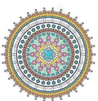 矢量 花 花纹 彩色图片