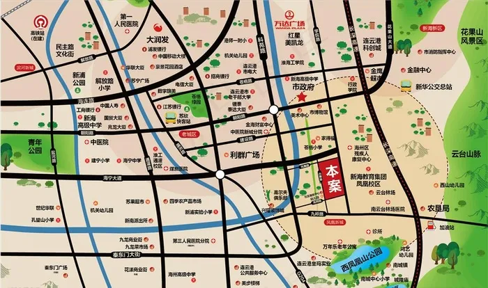 区位图图片ai矢量模版下载