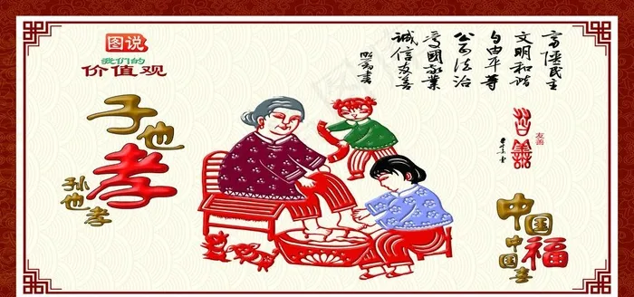 图说我们的价值观图片(7874X3937(DPI:50))psd模版下载