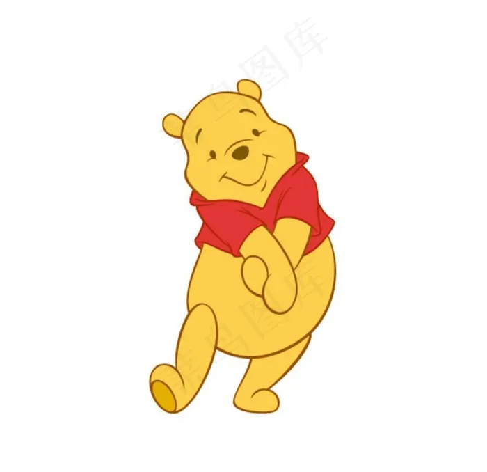 迪士尼维尼熊图片ai矢量模版下载