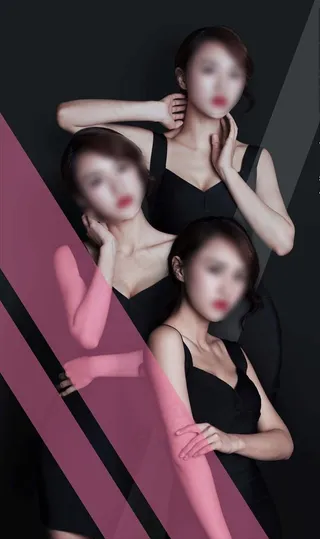 时尚性感美女三重奏图片