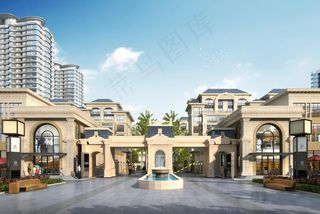 地产 效果图 楼盘  地产效果图片