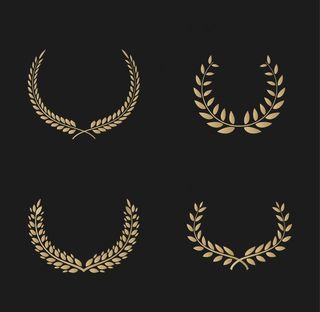 矢量麦穗图标图片