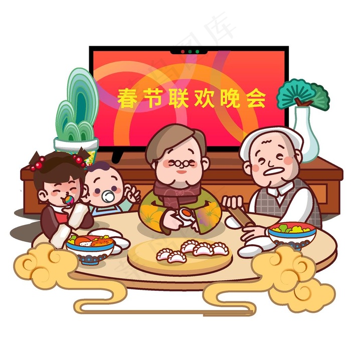 饺子图片ai矢量模版下载