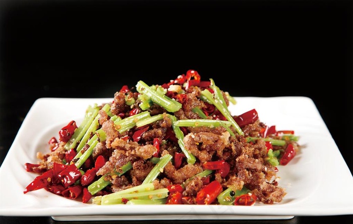 干煸驴肉丝图片