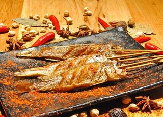 烧烤小黄鱼图片
