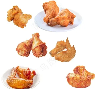 鸡腿 鸡翅图片