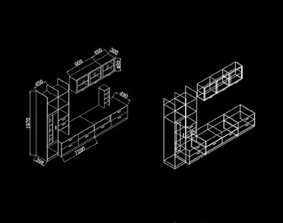 家具设计施工图家装CAD图纸图片 家具设计施工图家装CAD图纸图片