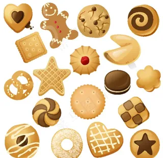 卡通饼干点心图片