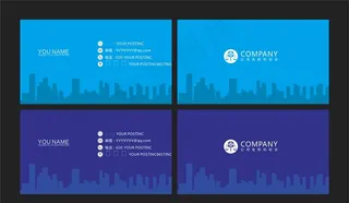 建筑公司名片图片