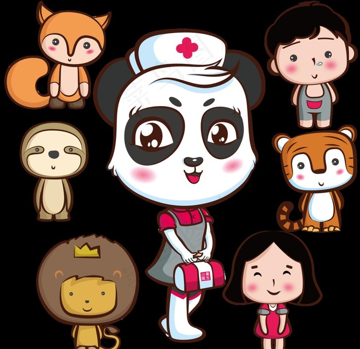 小美医生图片(9449X9449(DPI:300))psd模版下载