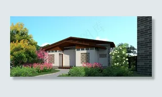 公园卫生间 公共厕所设计效果图图片